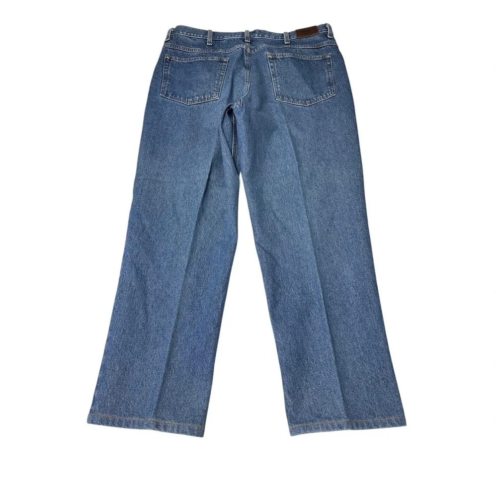Lot of 2 LL Bean Natural Fit Mens Jeans  38x29 Denim Straight Leg 100% Cotton - Picture 9 of 15